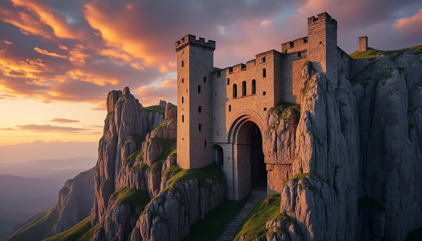 découvrez le château de predjama, monument emblématique de slovénie, perché dans une falaise impressionnante. plongez dans son histoire fascinante et ses paysages à couper le souffle lors de votre visite incontournable.