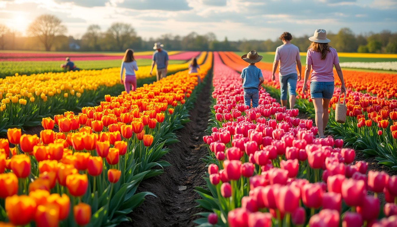 explorez la beauté des champs de fleurs en hollande : découvrez des paysages colorés, des tulipes emblématiques et vivez une expérience florale unique lors de votre voyage aux pays-bas.