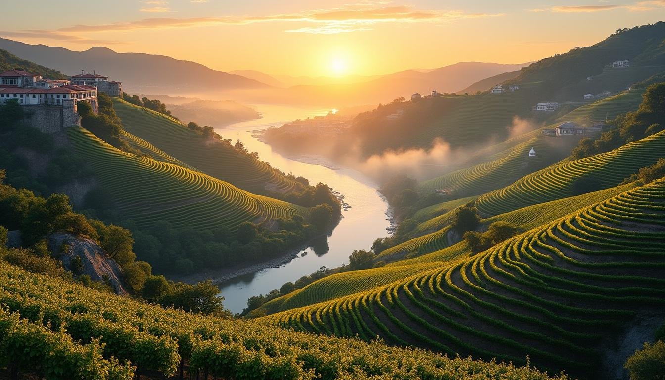 explorez la mythique vallée du douro, célèbre pour ses paysages époustouflants, ses vignobles en terrasses et son riche patrimoine culturel. partez à la découverte d'une région unique et authentique.