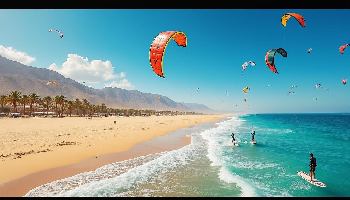 Découvrez les meilleurs spots de kitesurf en Égypte pour 2026. Explorez des lieux incontournables pour vivre des aventures inoubliables et profiter des conditions idéales du vent et de l'eau.